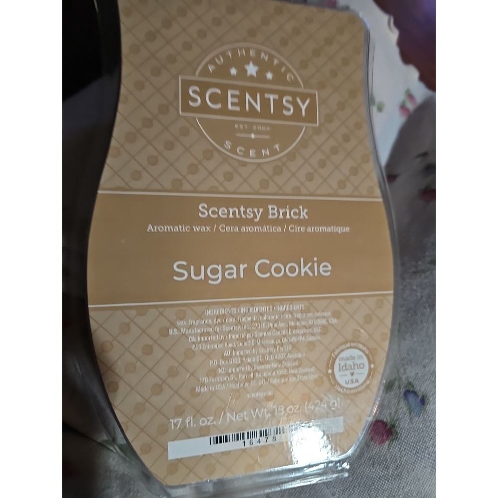 Scentsy Brick Sugar Cookie  17 Fl Oz New Large Size